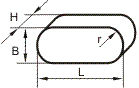 Эскиз фрикционного вкладыша УА 3141