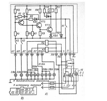 Схема подключения реле РС-950