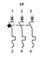Схема принципиальная FB1-63 ECO 3P B3