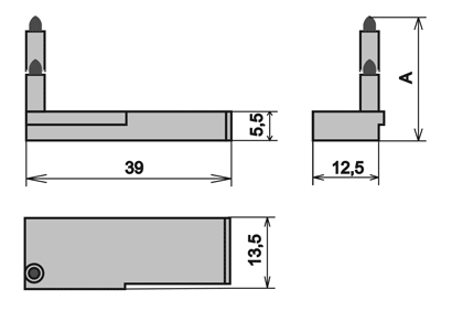 Габаритные размеры узла УПС-21