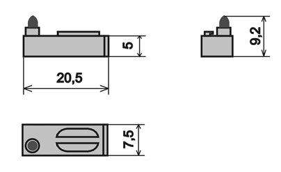 Габаритные размеры узла УПС-24