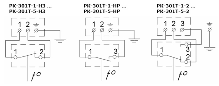 Схема электрическая соединений РК-301Т
