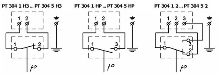 Схема электрическая соединений РТ-304
