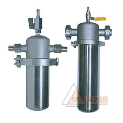 Фильтродержатели для очистки воздуха, газов и пара ДС-В, ДС-П - общий вид